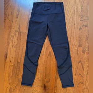 Lululemon leggings with mesh panels